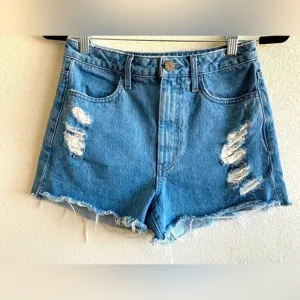 Show Me Your MuMu denim shots jeans  Arizona High waisted shorts size 25