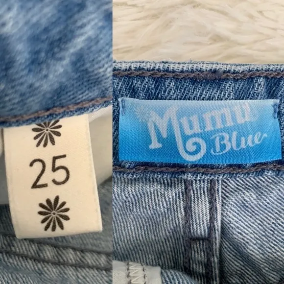 Show Me Your MuMu denim shots jeans  Arizona High waisted shorts size 25