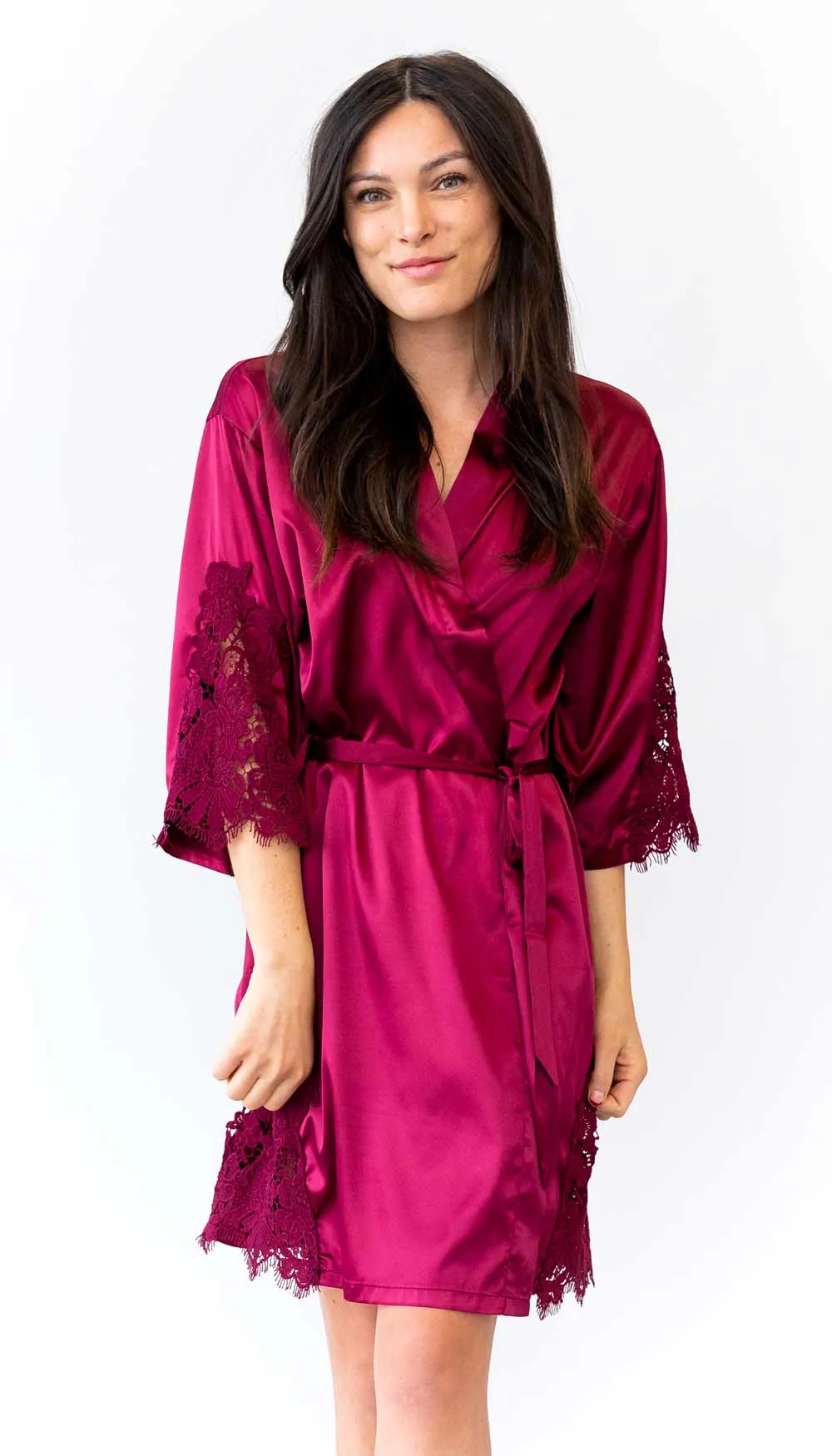 Silky Lace Bridal and Bridesmaid Robes