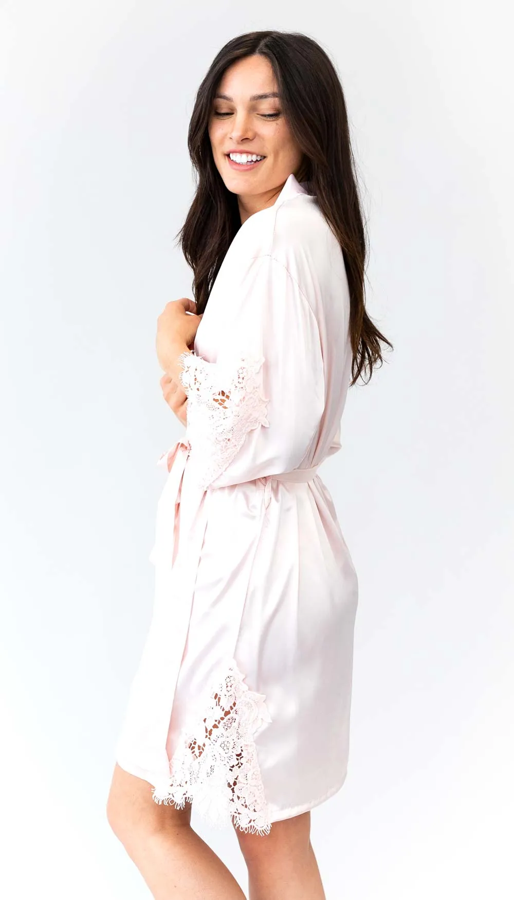 Silky Lace Bridal and Bridesmaid Robes