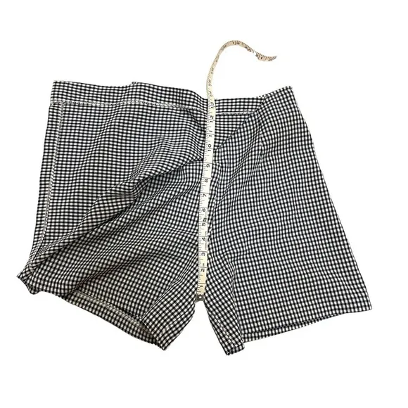 Skort skirt with shorts size 3 gingham vichy print blue white
