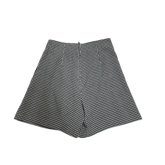 Skort skirt with shorts size 3 gingham vichy print blue white