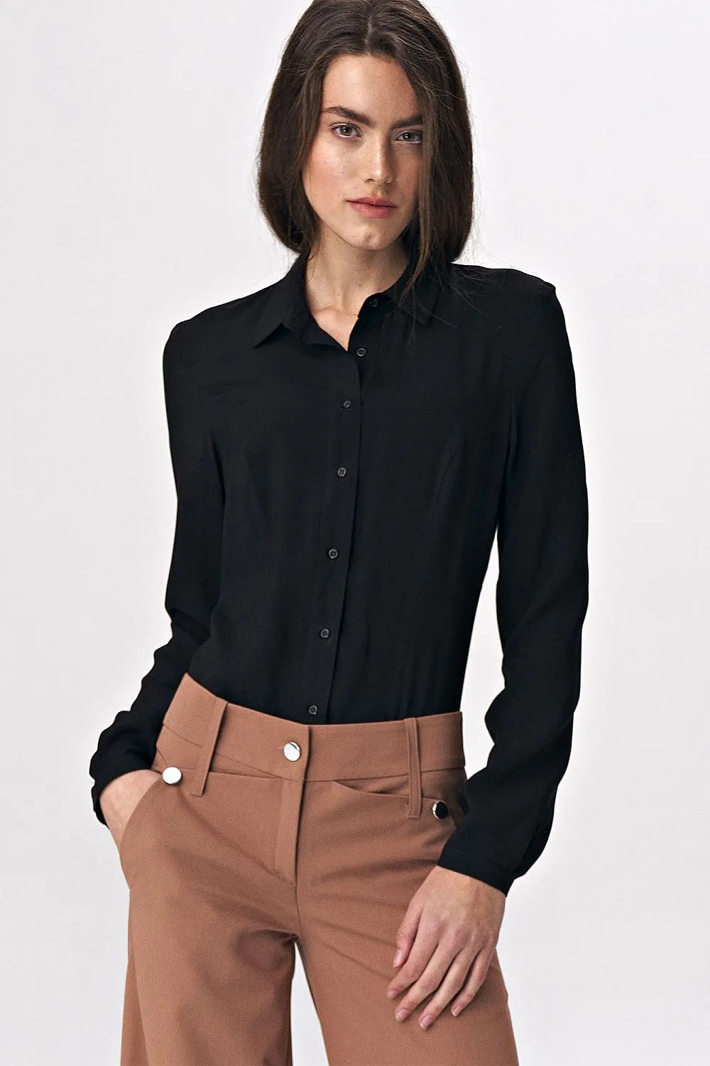 Soft Stretch Shirt Bodysuit