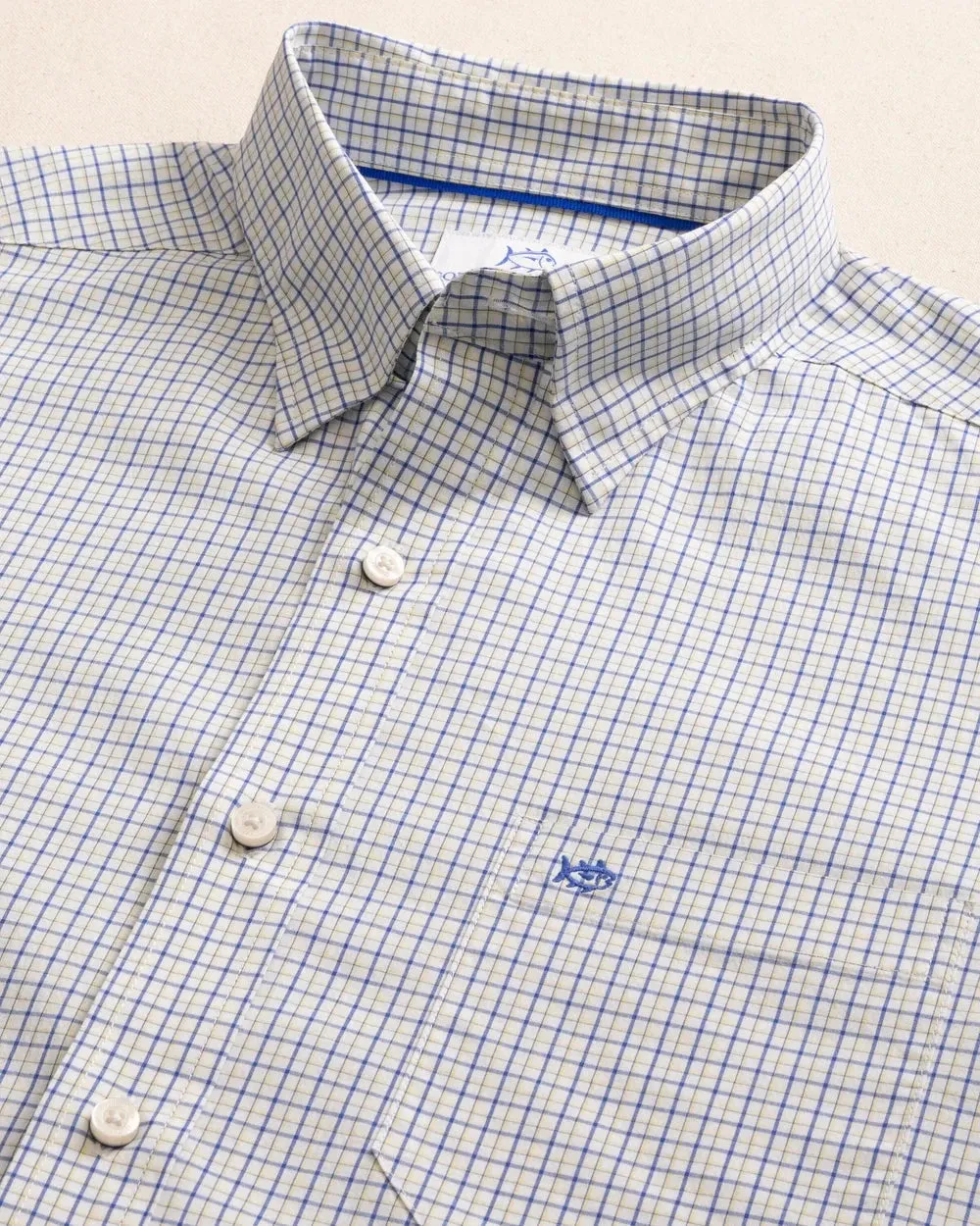 Southern Tide Charleston Balfour Plaid Long Sleeve Sport Shirt