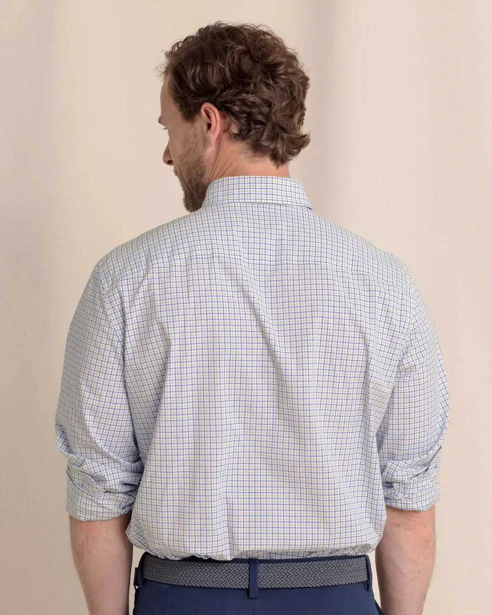 Southern Tide Charleston Balfour Plaid Long Sleeve Sport Shirt