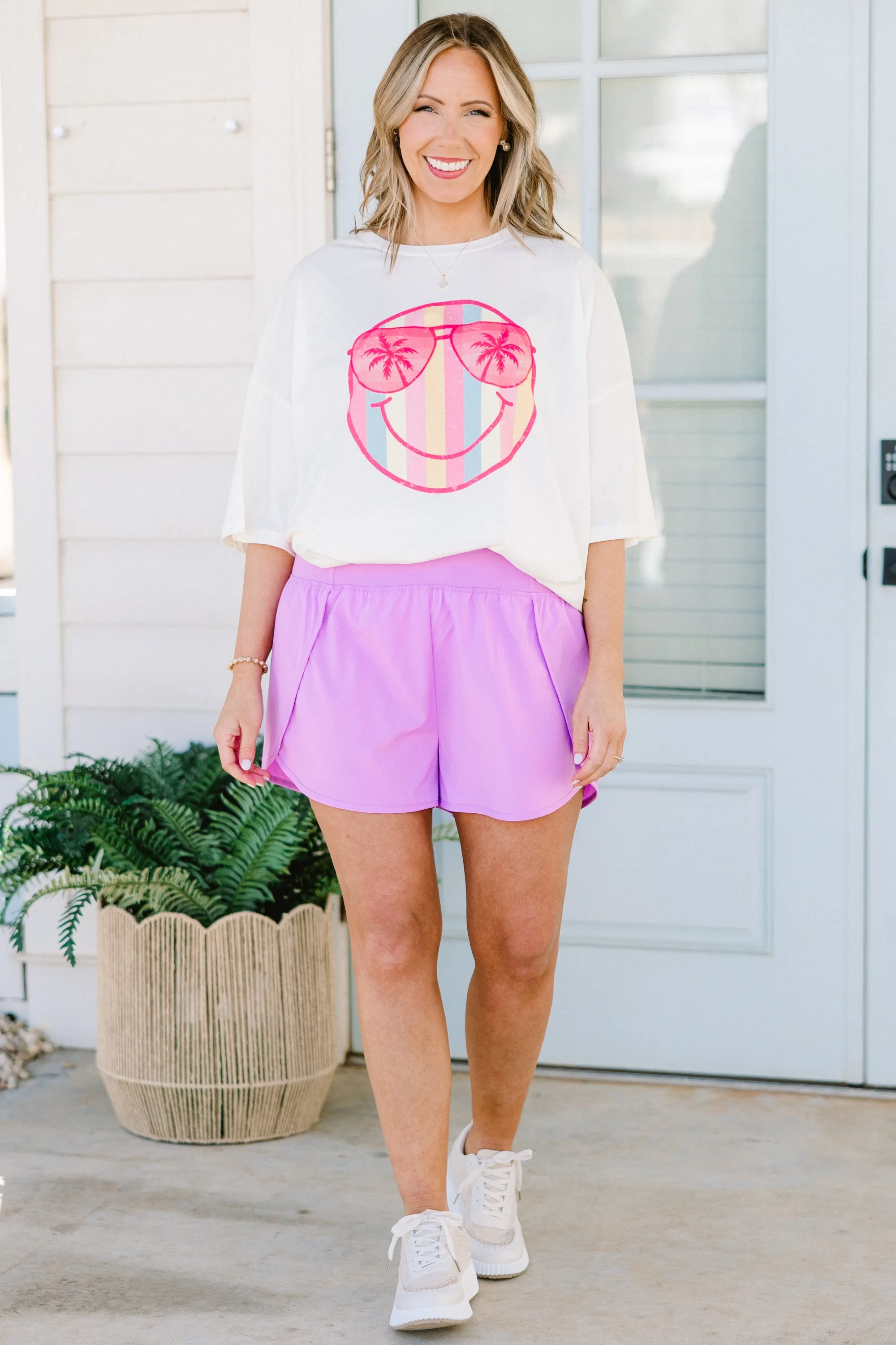 Sporty Chic Short, Lavender