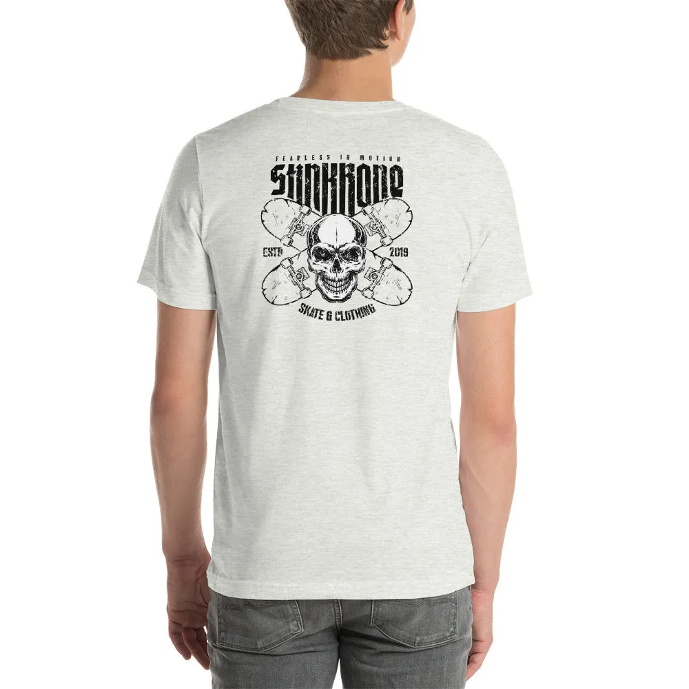 StinkBone Skull & Boards Short-Sleeve Unisex T-Shirt