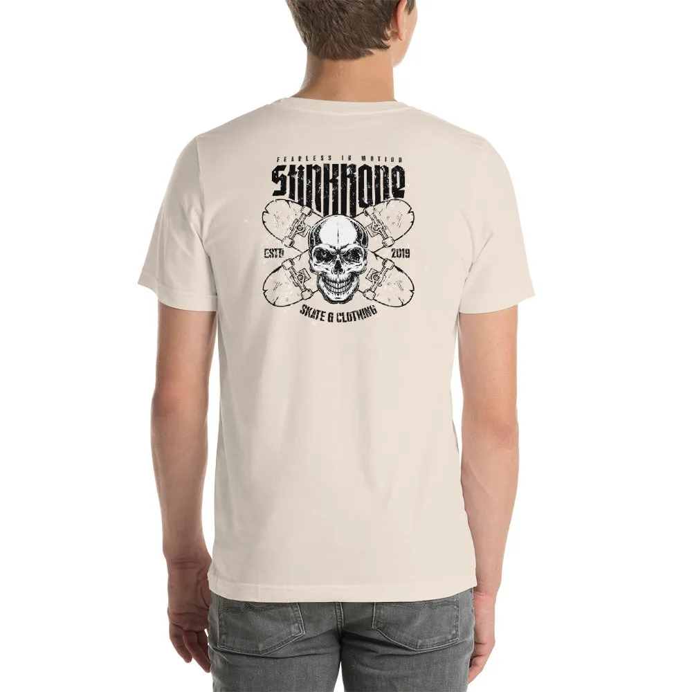 StinkBone Skull & Boards Short-Sleeve Unisex T-Shirt