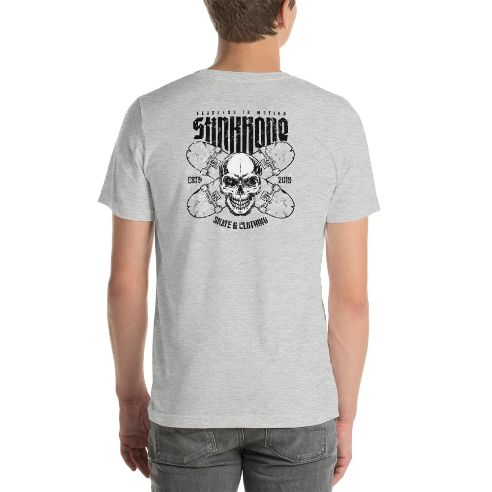 StinkBone Skull & Boards Short-Sleeve Unisex T-Shirt