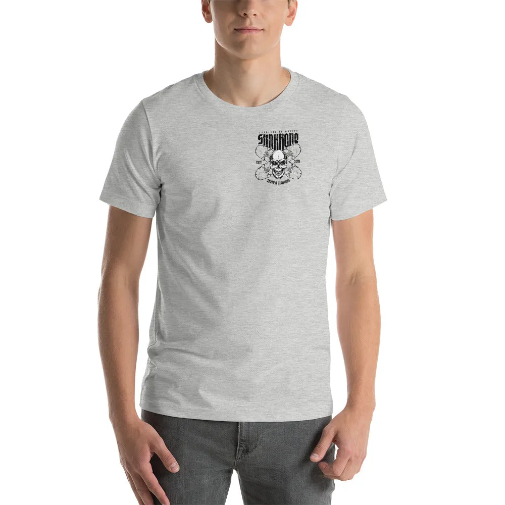 StinkBone Skull & Boards Short-Sleeve Unisex T-Shirt