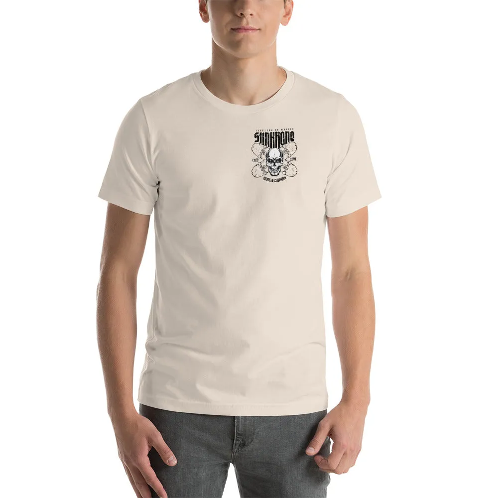 StinkBone Skull & Boards Short-Sleeve Unisex T-Shirt