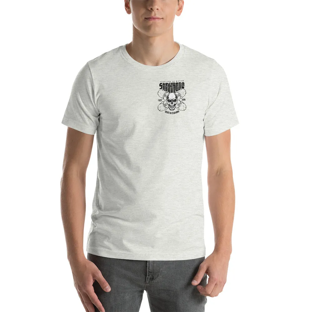 StinkBone Skull & Boards Short-Sleeve Unisex T-Shirt