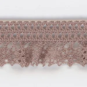 Stretch Torchon Lace #61 Azuki