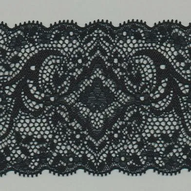 Stretch Trimming Lace #50 Black
