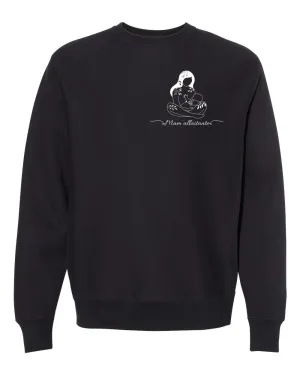 Sweat-shirt noir Mam’allaitante