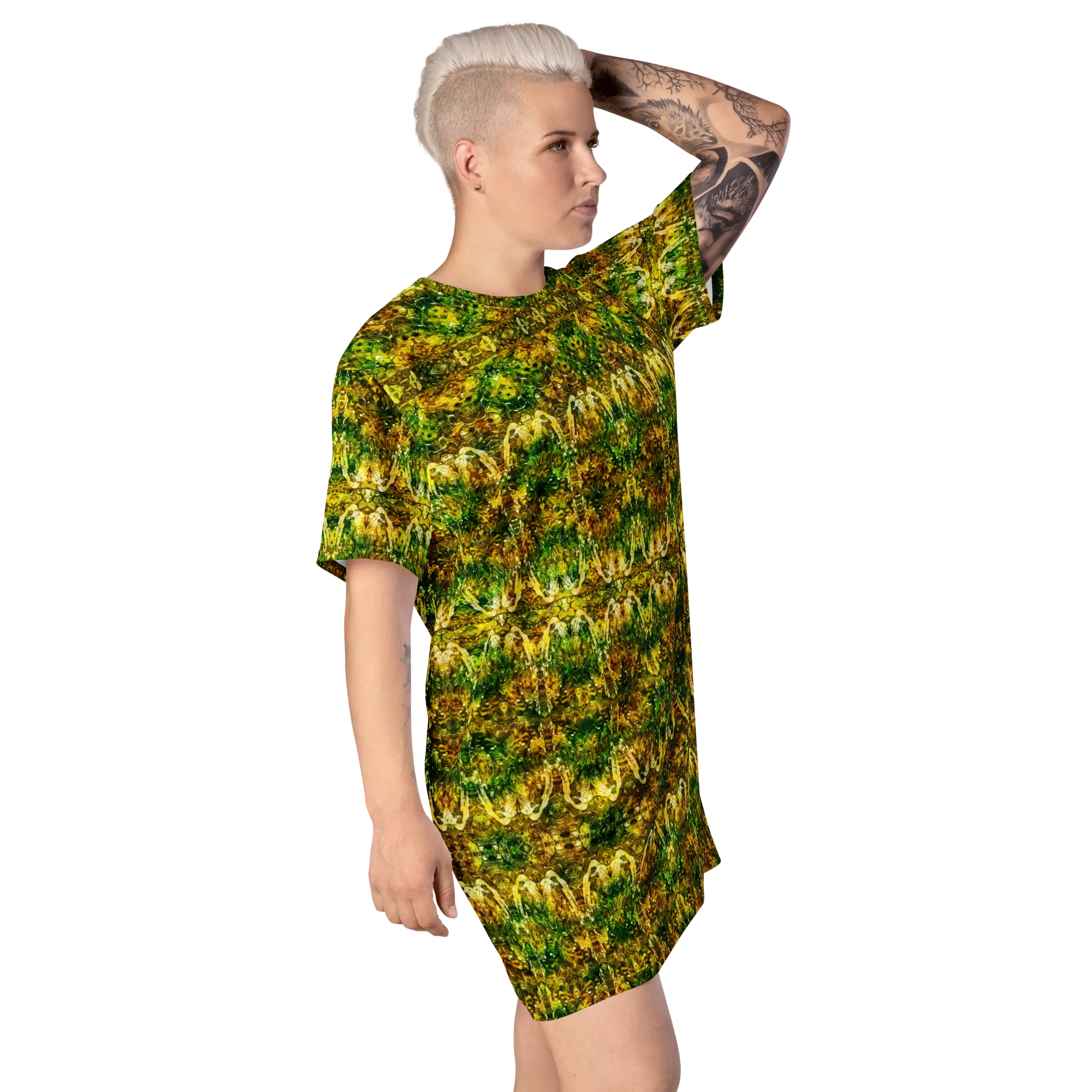 T-Shirt Tunic (Muliebris/Virilis)(Samhain Dreams of Jade 3 of 15 Tres ex Quindecim) RJSTH@Alchemic RJSTHW2024 RJS
