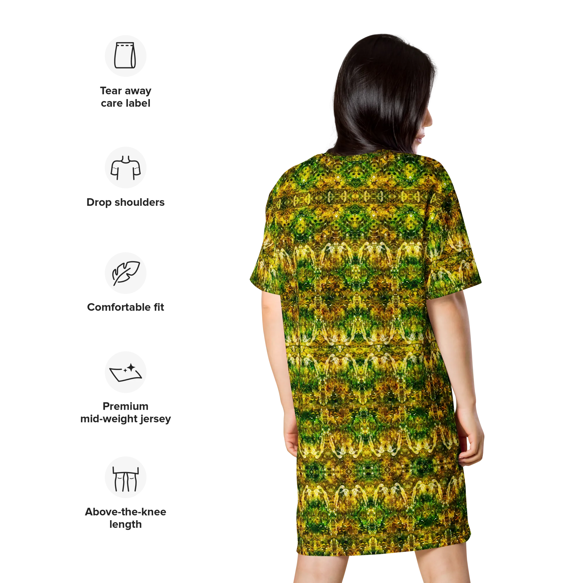 T-Shirt Tunic (Muliebris/Virilis)(Samhain Dreams of Jade 3 of 15 Tres ex Quindecim) RJSTH@Alchemic RJSTHW2024 RJS