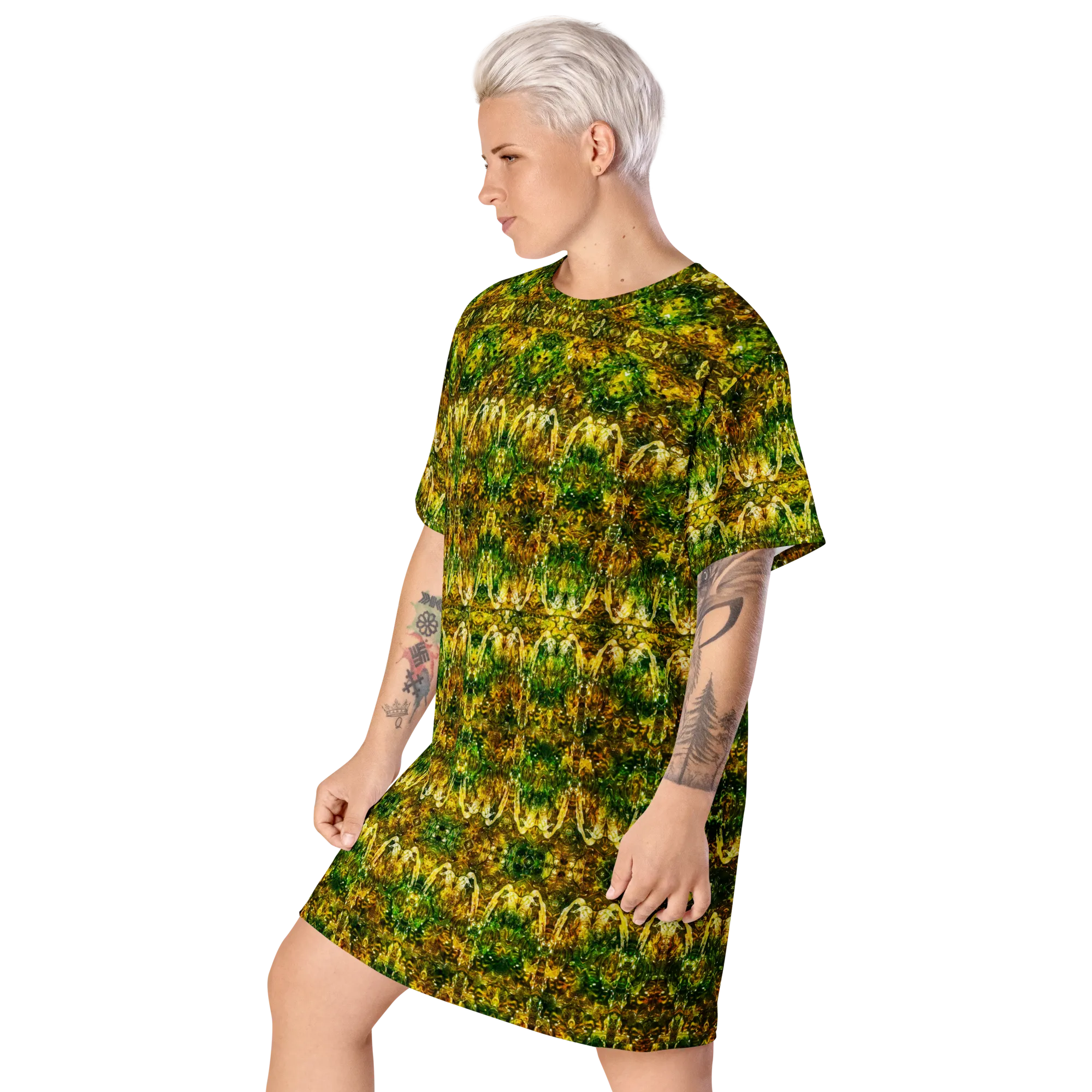 T-Shirt Tunic (Muliebris/Virilis)(Samhain Dreams of Jade 3 of 15 Tres ex Quindecim) RJSTH@Alchemic RJSTHW2024 RJS