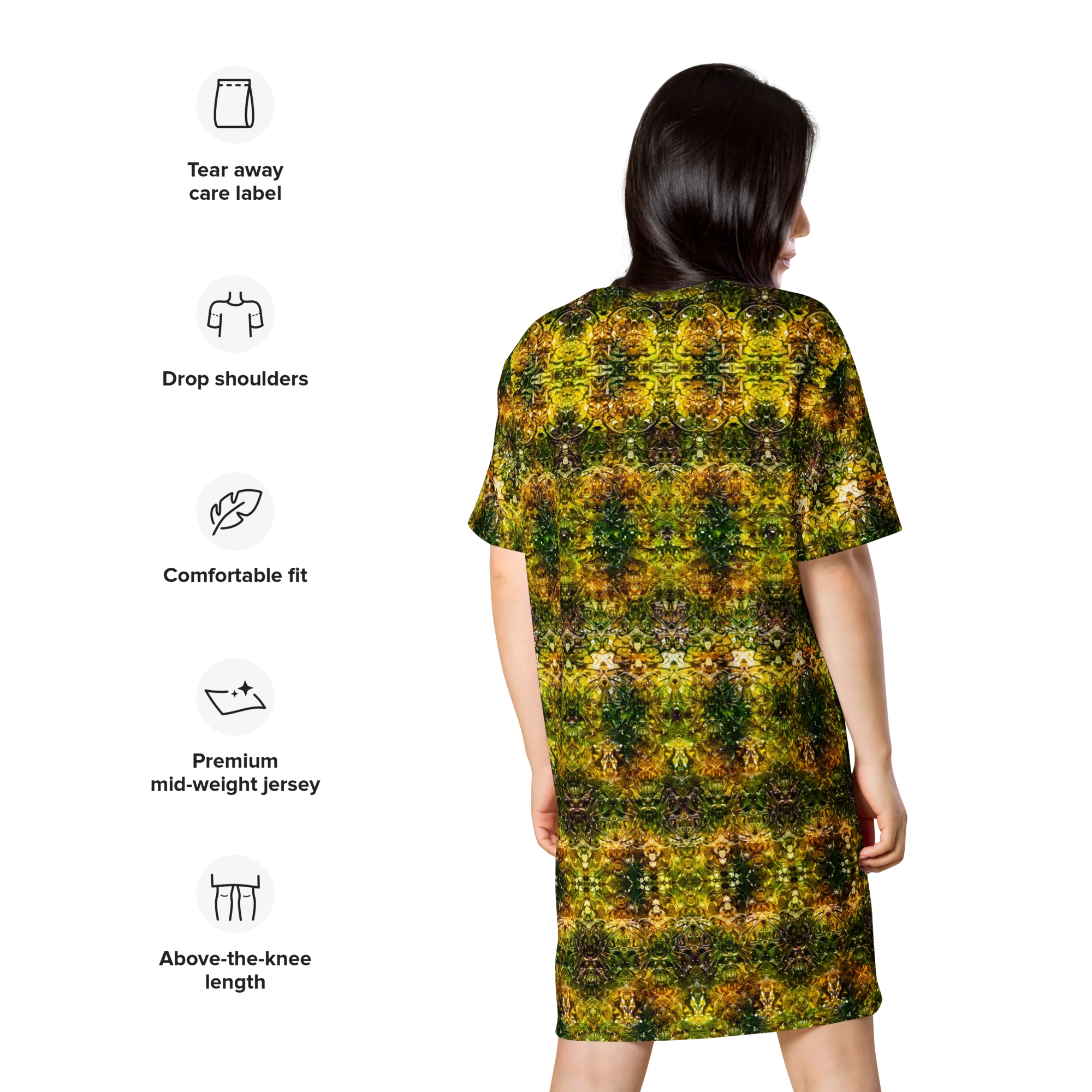 T-Shirt Tunic (Muliebris/Virilis)(Samhain Dreams of Jade 5 of 15 Quinque ex Quindecim) RJSTH@Alchemic RJSTHW2024 RJS