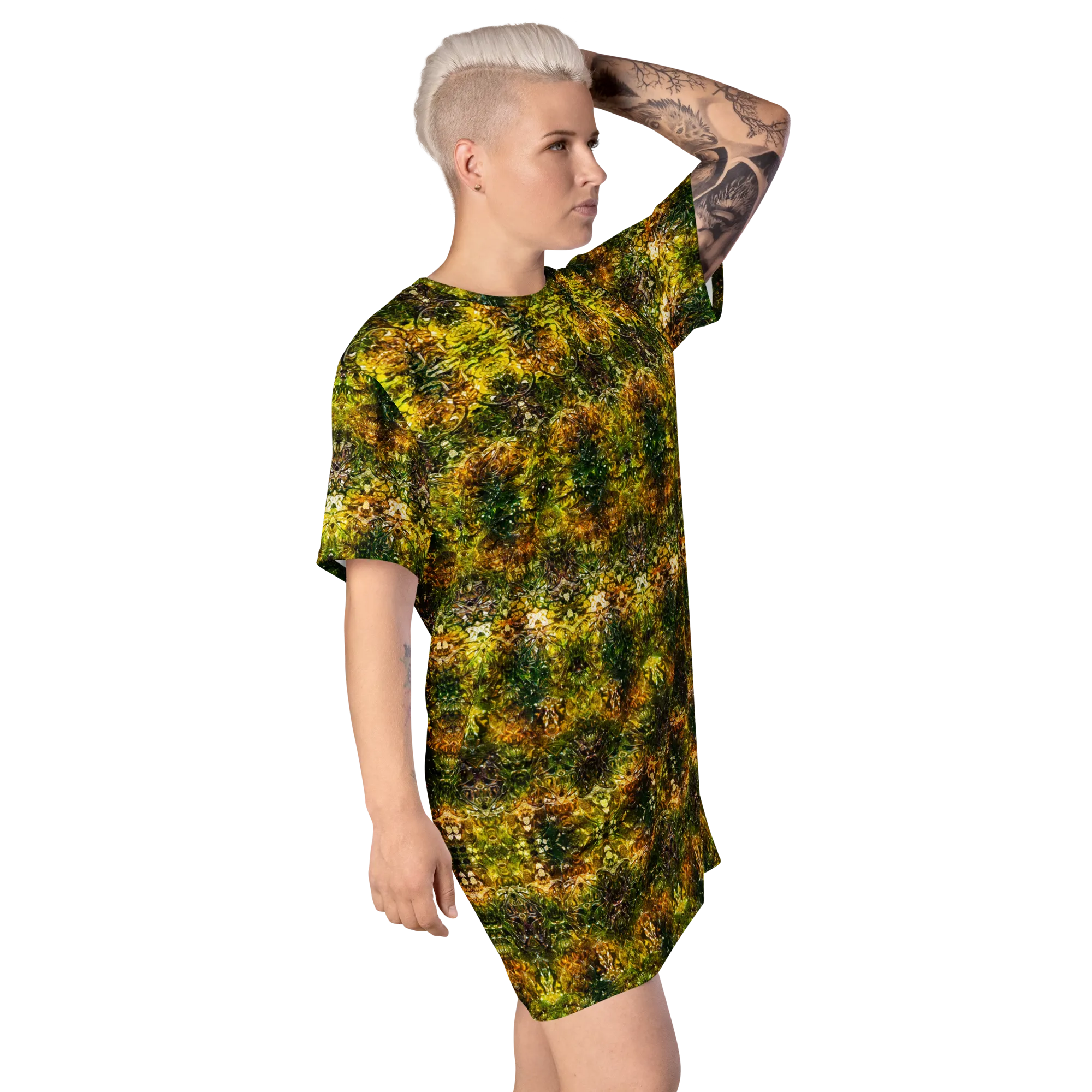 T-Shirt Tunic (Muliebris/Virilis)(Samhain Dreams of Jade 5 of 15 Quinque ex Quindecim) RJSTH@Alchemic RJSTHW2024 RJS