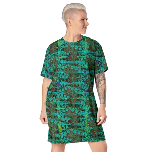 T-Shirt Tunic (Muliebris/Virilis)(Tree Link WindSong Flower) RJSTH@Fabric#10 RJSTHW2024 RJS
