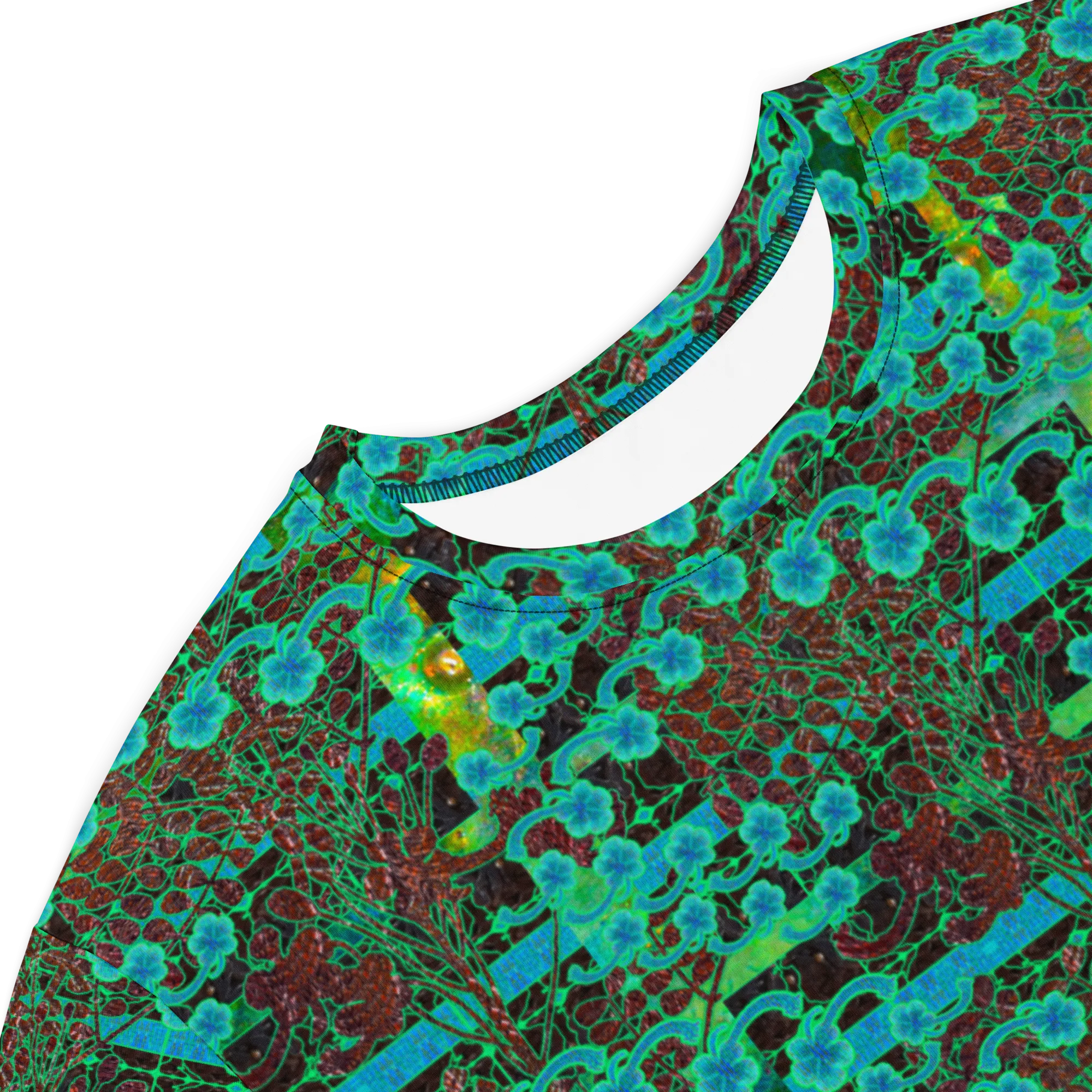 T-Shirt Tunic (Muliebris/Virilis)(Tree Link WindSong Flower) RJSTH@Fabric#10 RJSTHW2024 RJS