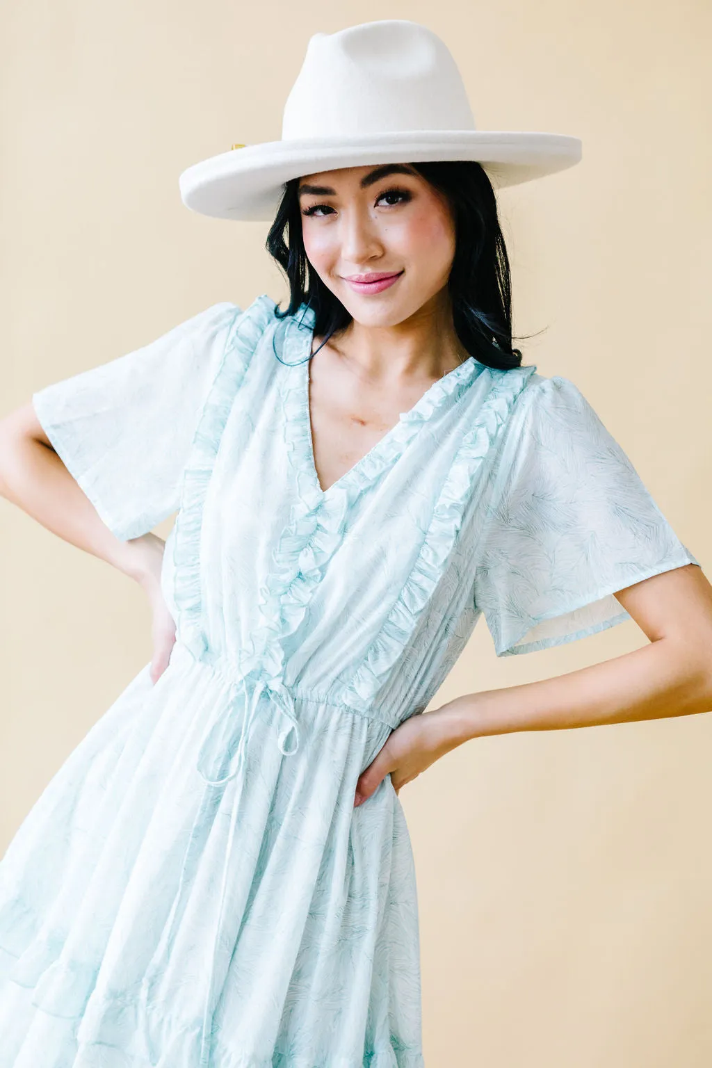 Tea Time Ruffle Detail Dress