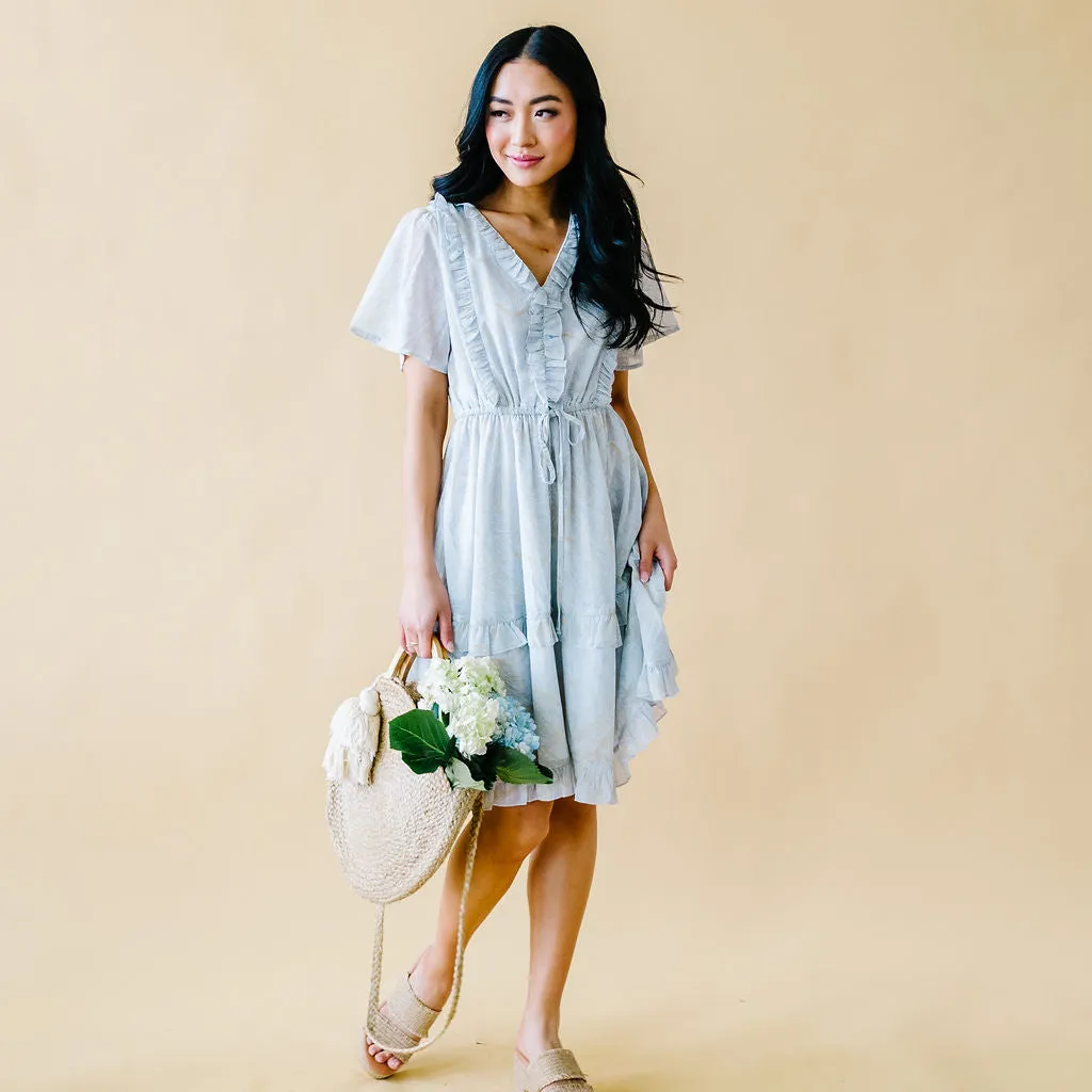 Tea Time Ruffle Detail Dress