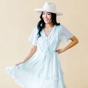 Tea Time Ruffle Detail Dress