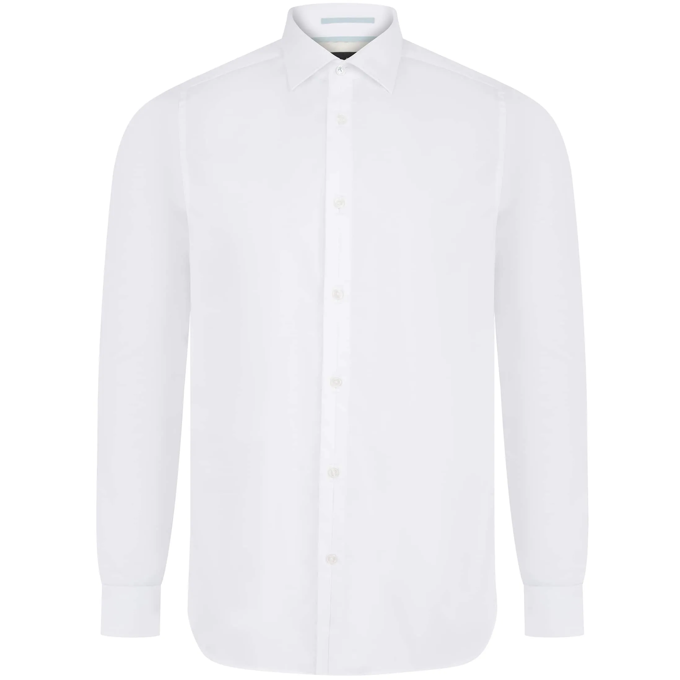 TED BAKER BELLOW SATIN STRETCH LONG SLEEVE SHIRT
