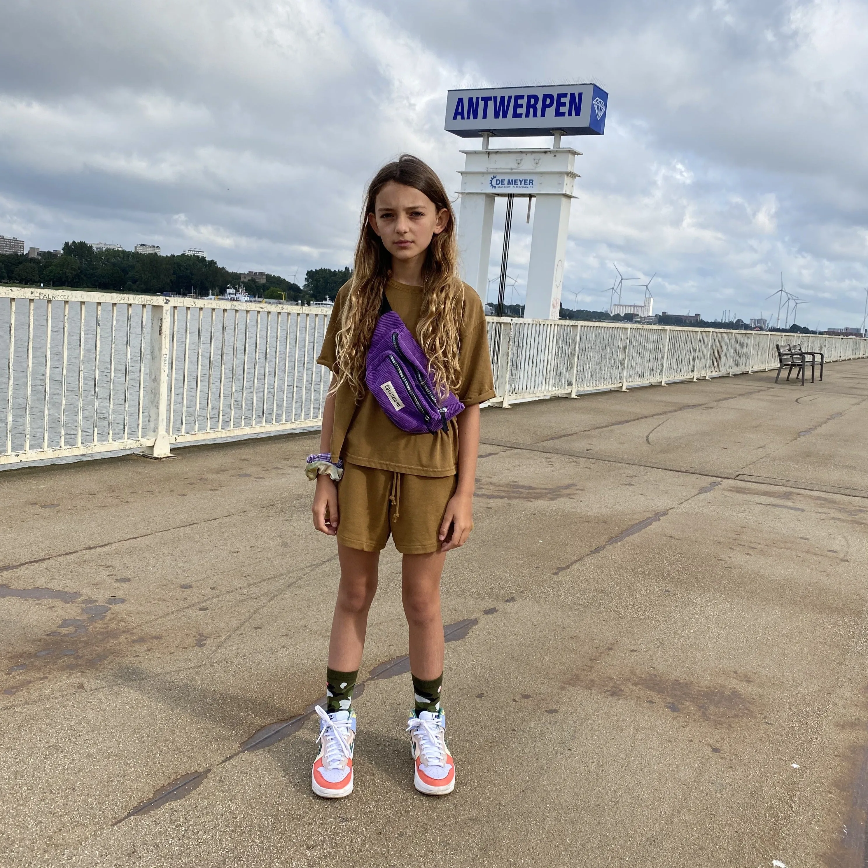 TEEN GIRL JOG SHORT BREEN