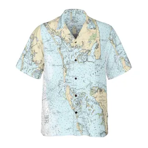 The Gasparilla Sound Coconut Button Camp Shirt