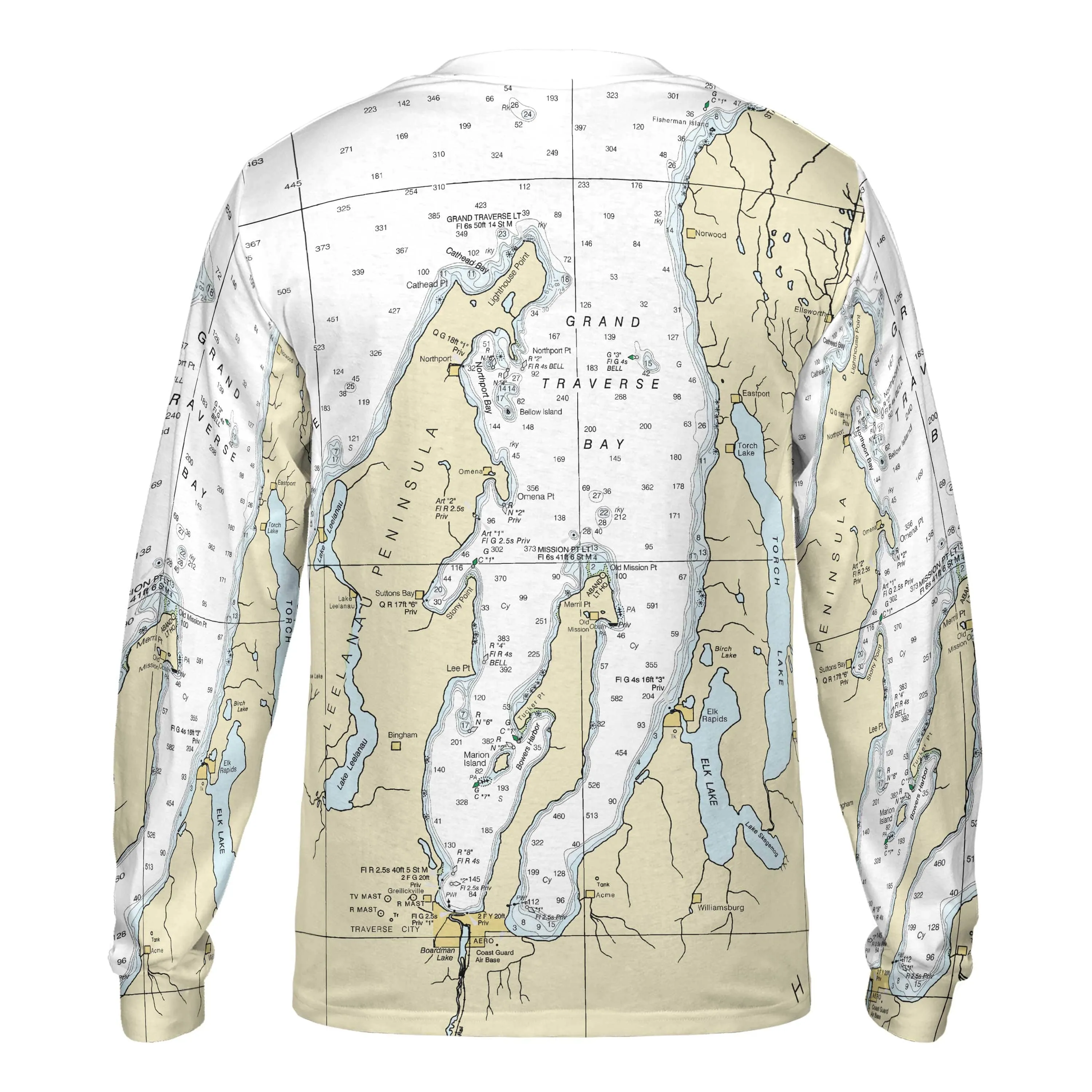The Grand Traverse Bay Long Sleeve Tee