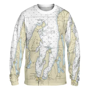 The Grand Traverse Bay Long Sleeve Tee