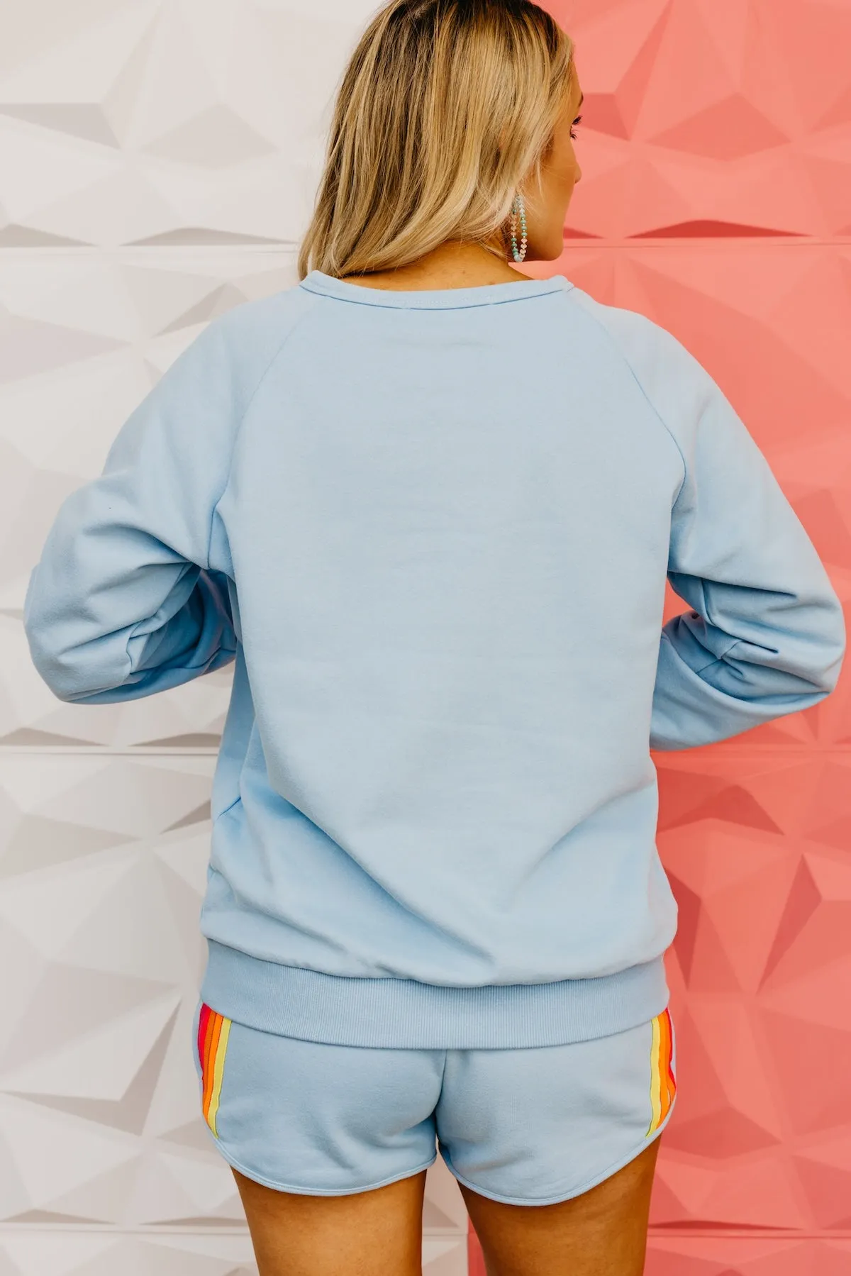 The Rosalie Contrast Strip Shorts Set