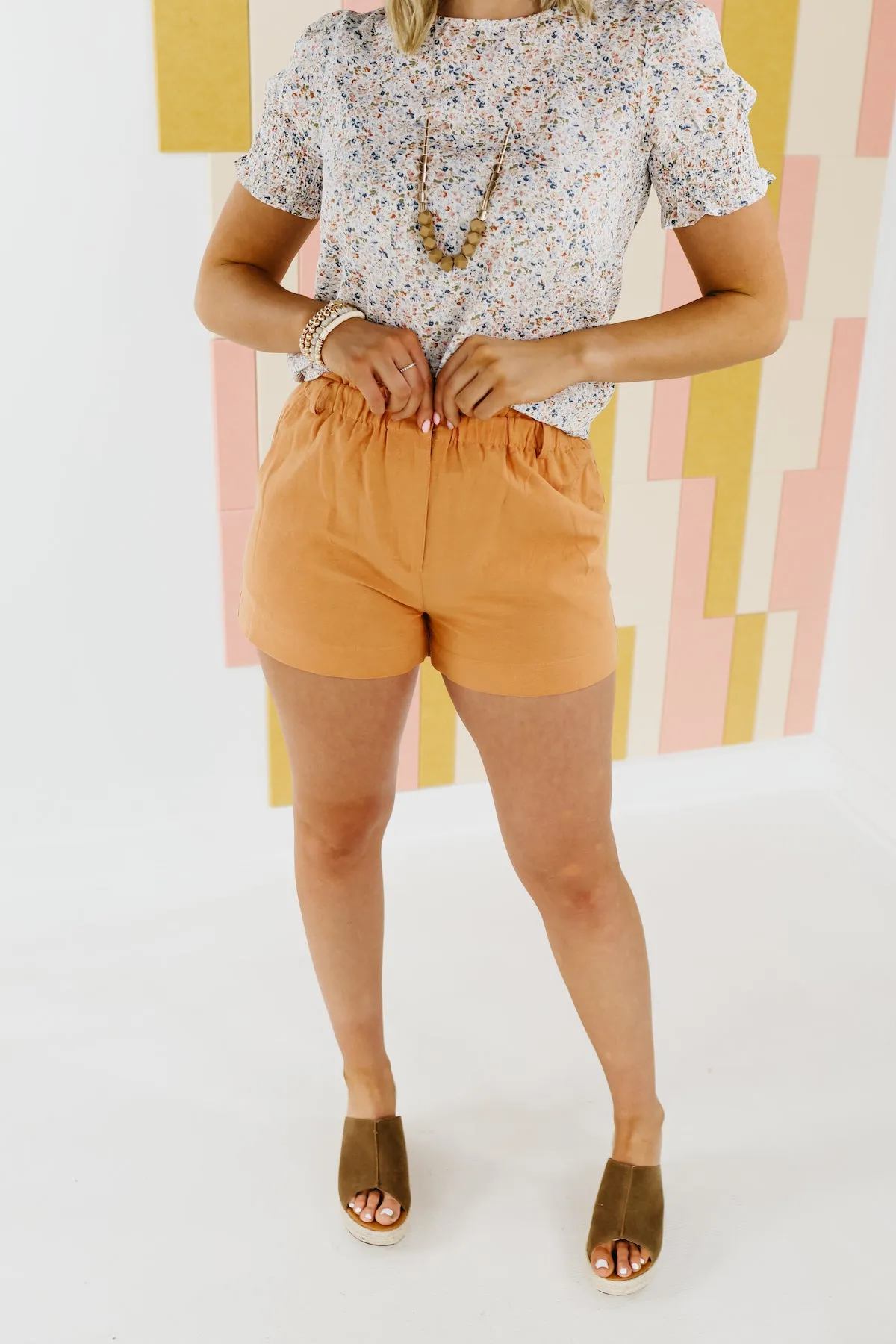 The Rylie Utility Linen Shorts - FINAL SALE