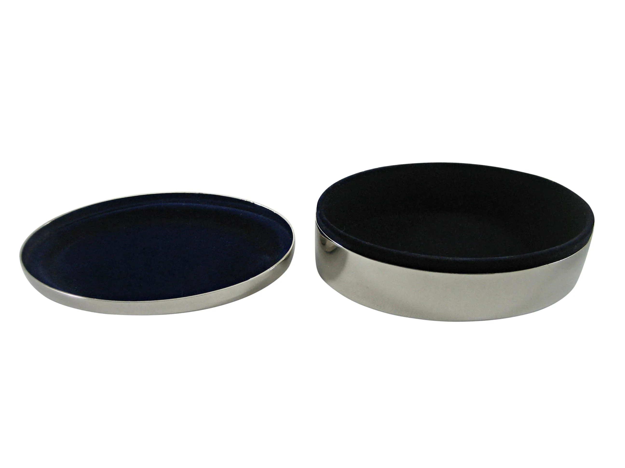 Thin Bordered Mongolia Flag Oval Trinket Jewelry Box