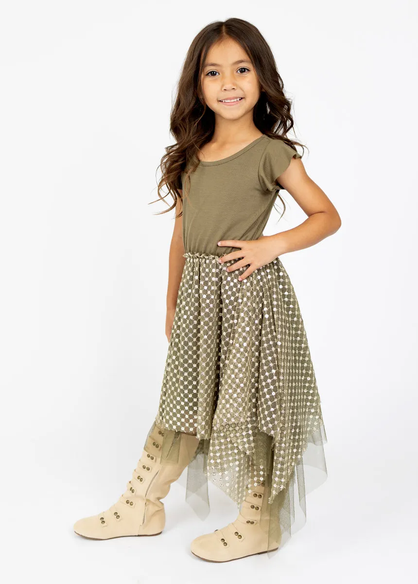 Tina Dress in Army Green
