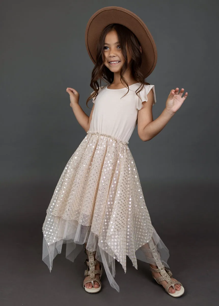 Tina Dress in Shell