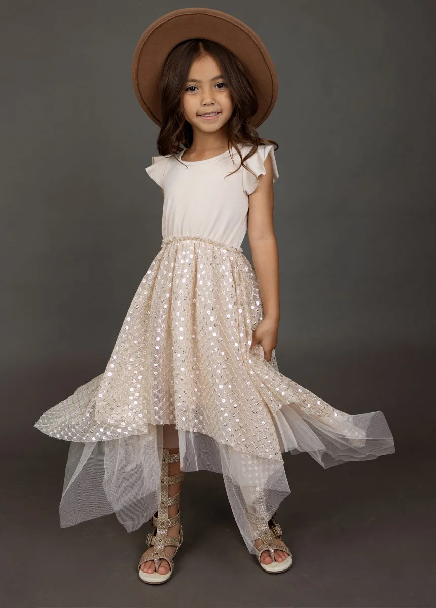 Tina Dress in Shell