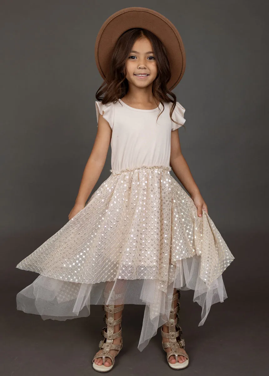 Tina Dress in Shell
