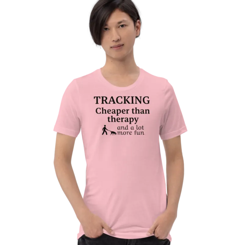 Tracking Cheaper than Therapy T-Shirts - Light