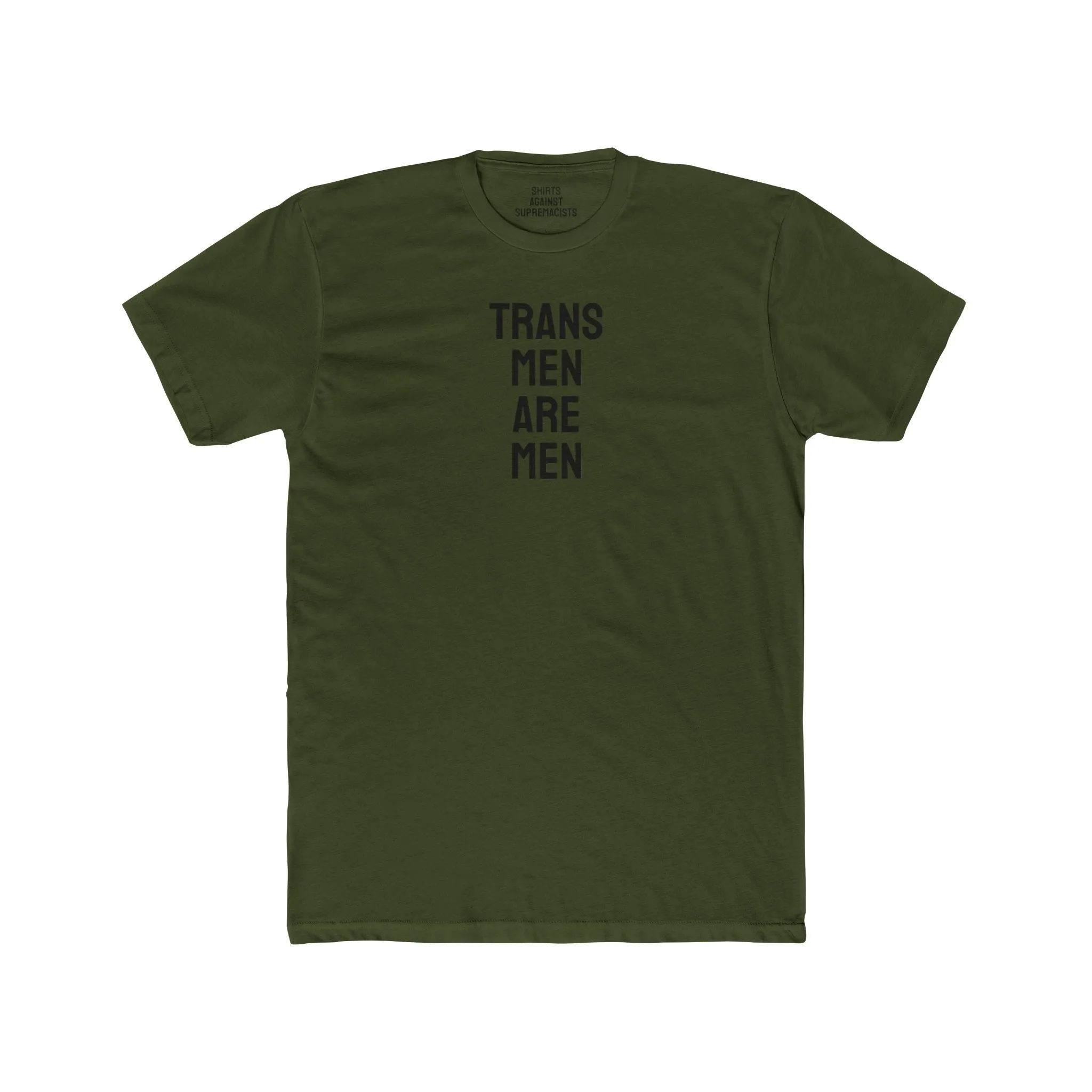 Trans Men Are Men - Unisex Cotton Crew Tee