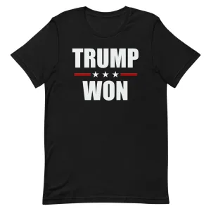 TRUMP WON Short-Sleeve Unisex T-Shirt
