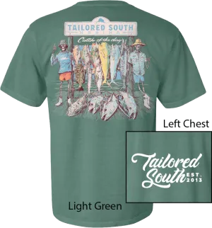 TS002 Skeleton Fish Light Green