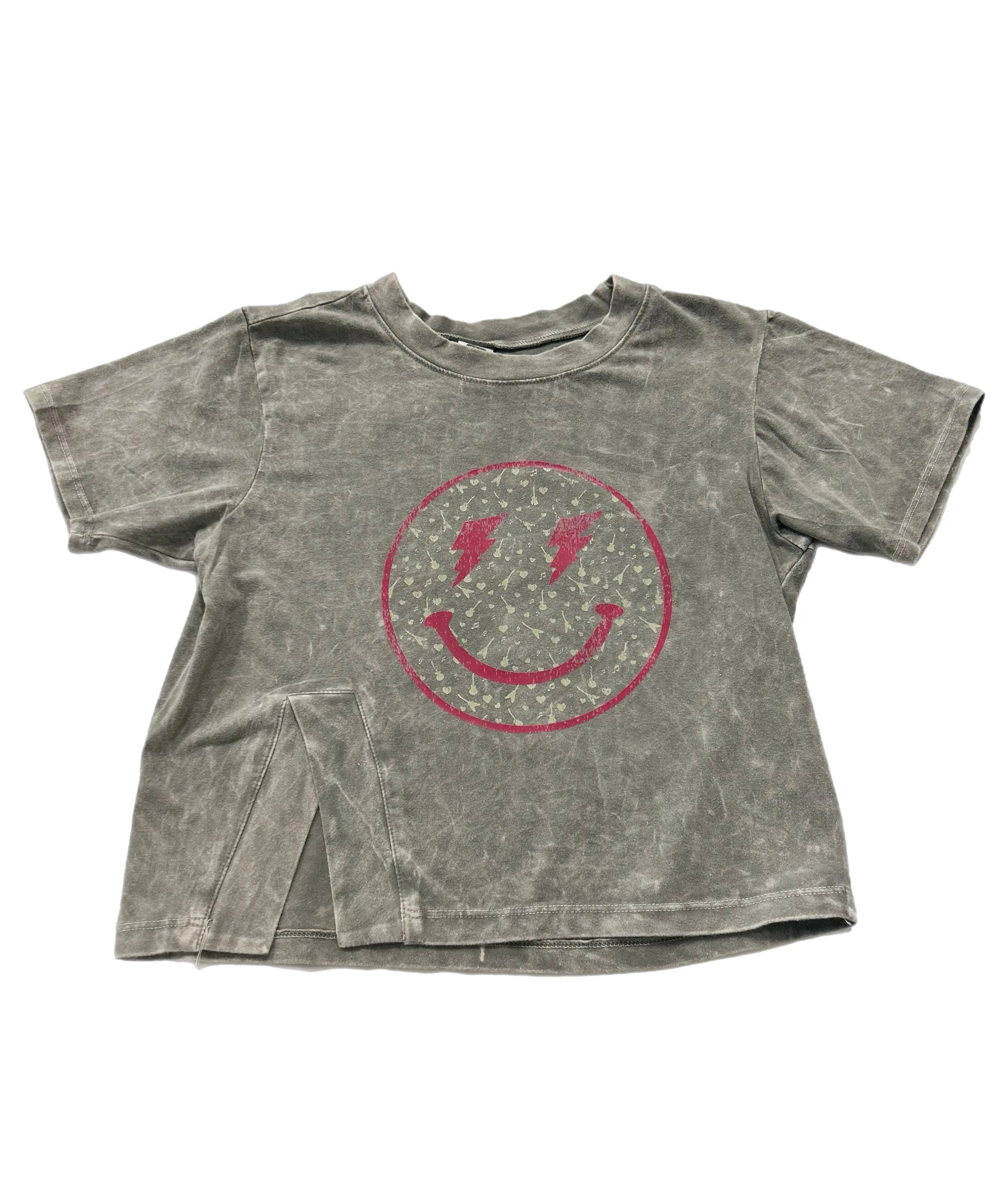TWEEN CEMENT BOLT SMILE SHORTS