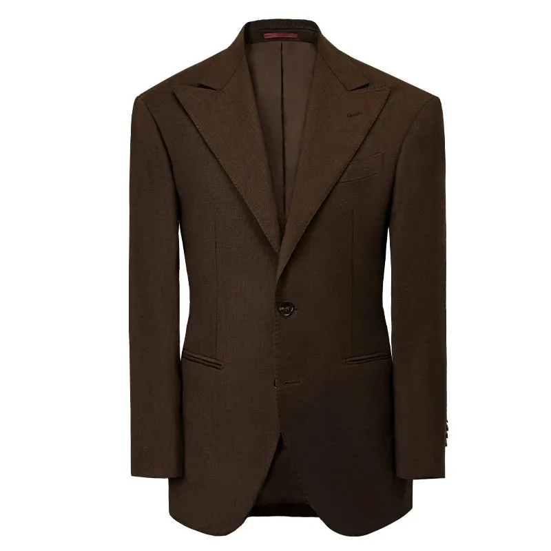 Twill Single-Breasted Suit