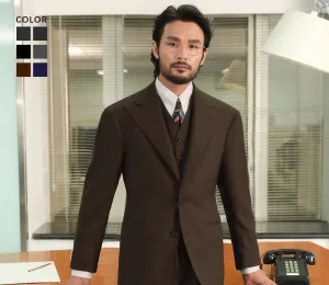 Twill Single-Breasted Suit