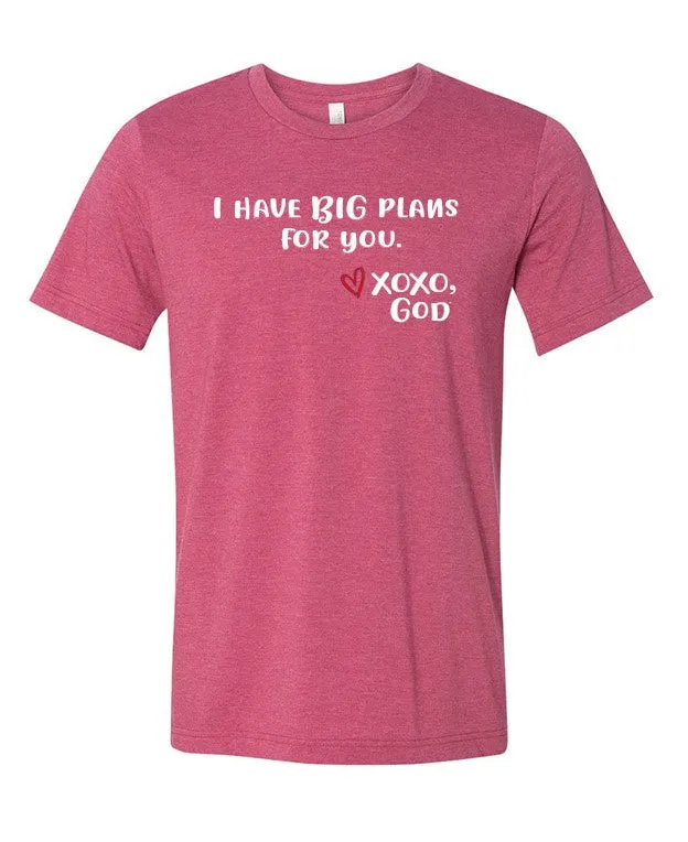 Unisex Tee - I have BIG plans for you.