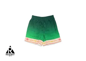 Unity Is Power Silk Monogram Shorts "Multi"